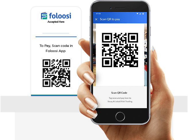 QR code mobile scanning banner