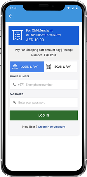 Payment Gateway Payment gateway screen